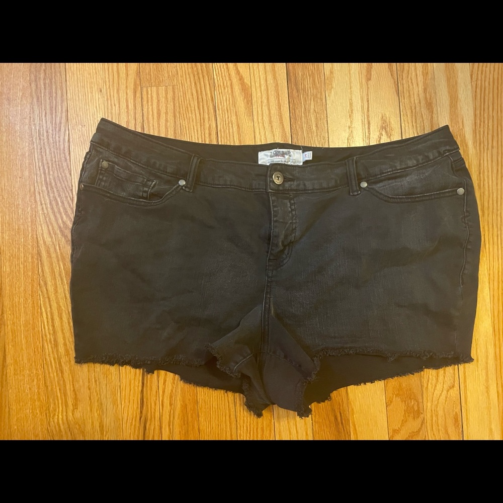 Torrid Plus size women jean shorts